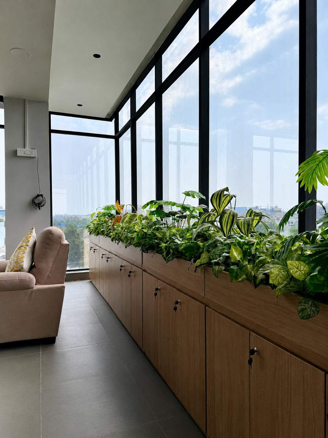 Khả năng lọc không khí của cây xanh văn phòng