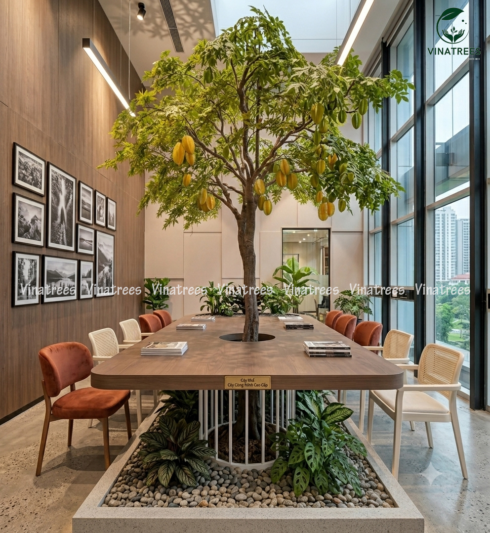 Cây Khế Phong Thủy Trong Phòng Họp
