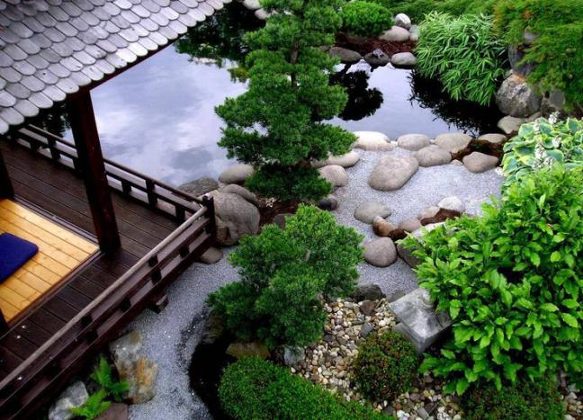 Phong cách thiết kế thi công sân vườn Nhật Bản